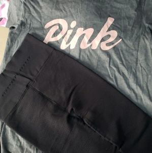 Campus tee and essential leggings